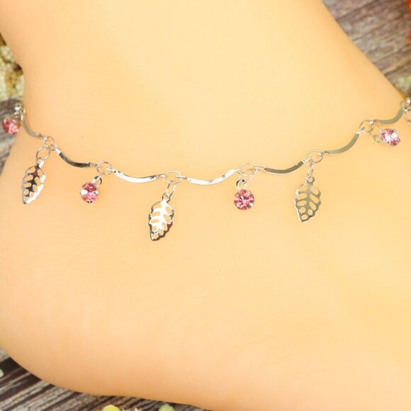 "Elegant Handmade Anklet – Delicate Jewelry for Women, MAR091574 - Picture 2 of 10